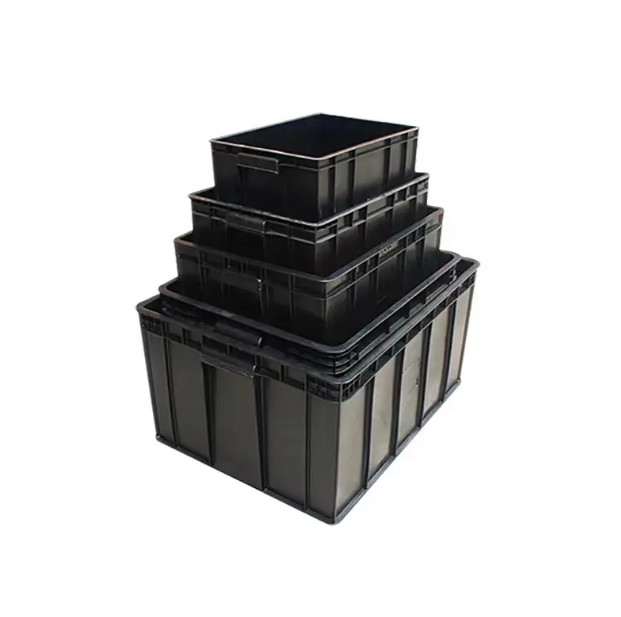 Foldable Basket Box Vented Crate Basket for Sale Wholesale Transport Plastic Crates Plastic Vegetable Fruits Solid Box Leadloong