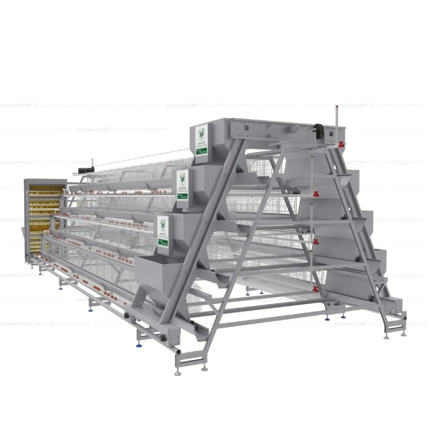 Automatic A-Type Laying Hen Egg Layer Battery Chicken Cages Equipment