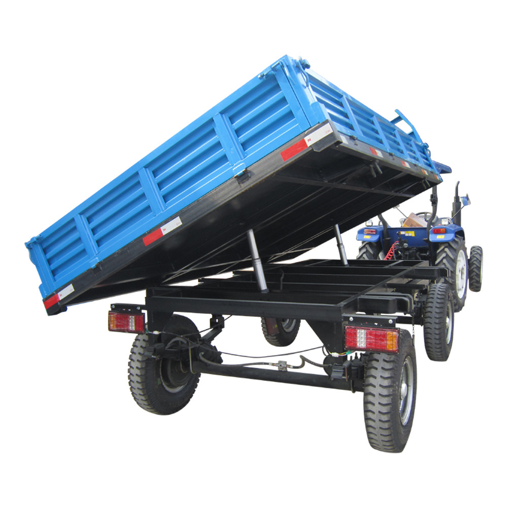 Farm trailer dump trailer with hydraulic disk brakes baffle width 400mm