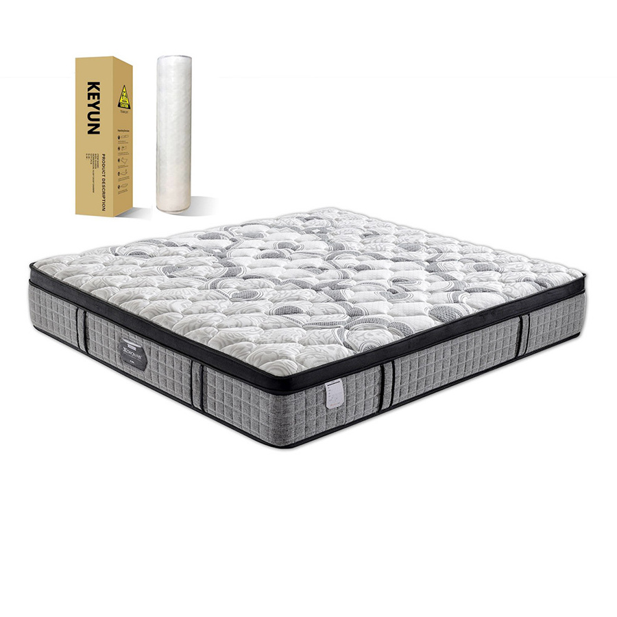 Spring bed mattress king size best price the mattress latex pillow top memory foam roll up box mattress