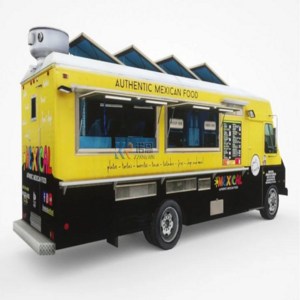 Customized Mobile Food Truck Fully Equipped kitchen Food Vending Trailers For Fast Food All Colors Available AND Ready To Ship