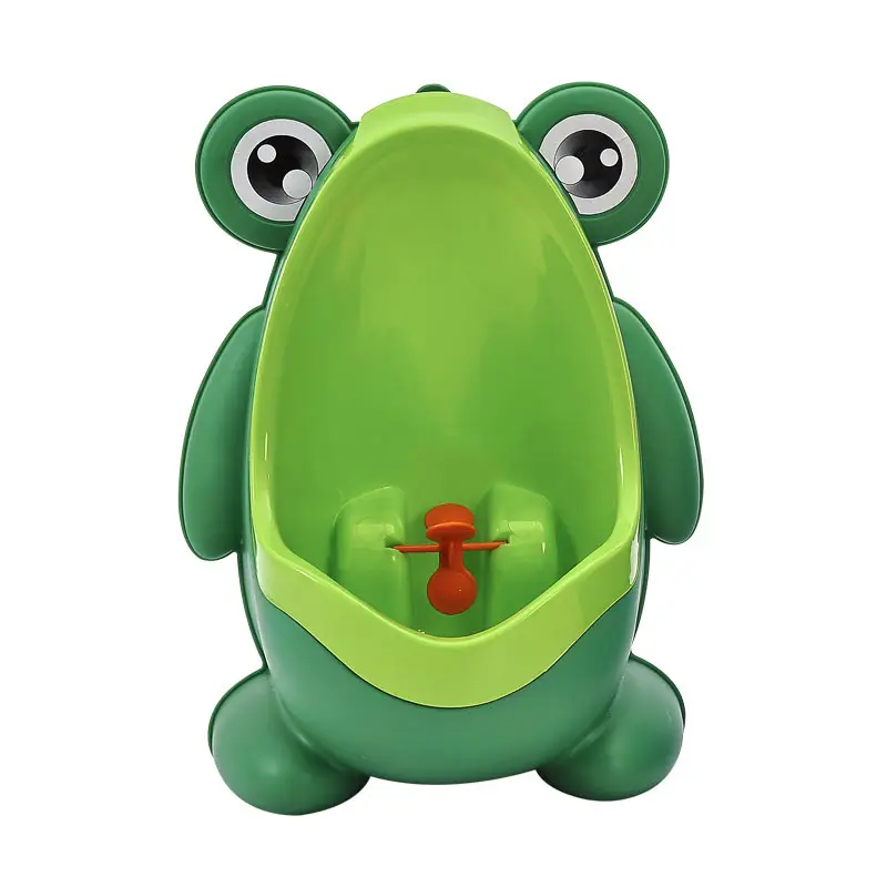 Kids Toilet Urinal For Baby Potty Training Plastic Cartoon Cute Frog Kids Urinal Standing Urine Toilet