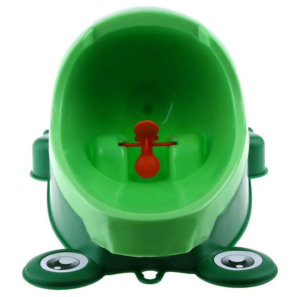 Kids Toilet Urinal For Baby Potty Training Plastic Cartoon Cute Frog Kids Urinal Standing Urine Toilet