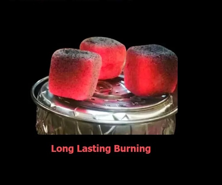 Widely Used Export Quality Smokeless and High Heat 100% Natural Coconut Shell Hookah / Shisha Charcoal