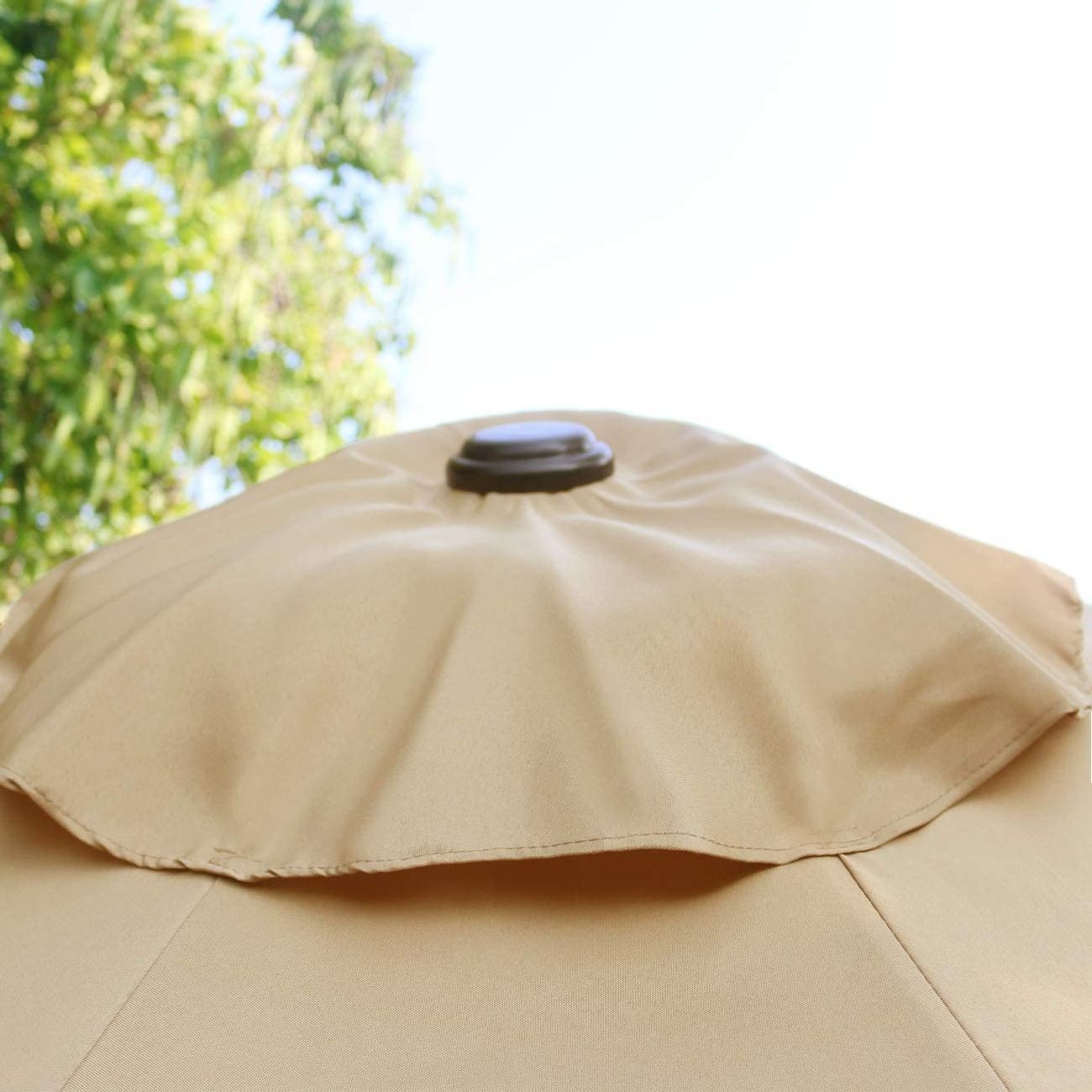 Outdoor black patio waterproof beach sun garden umbrella cover