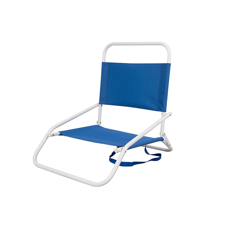 Light aluminum folded compact camping chair Folding polyester camping Low Beach Chair