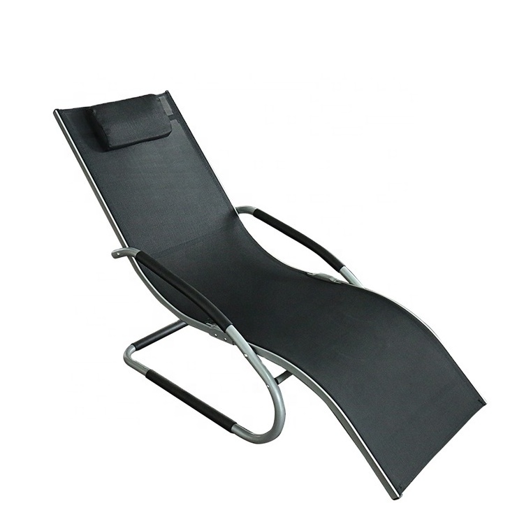 KD Patio Aluminum swimming pool chair sun lounger Rocking lounger Chair