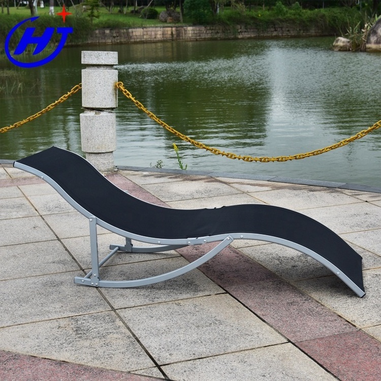 UKEA High quality aluminum wave sun lounger beach lounger