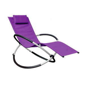 Double Circle Rocking Chair Zero Gravity Rocking Chair Outdoor Leisure Rocking Chair