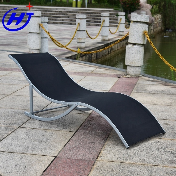 UKEA High quality aluminum wave sun lounger beach lounger