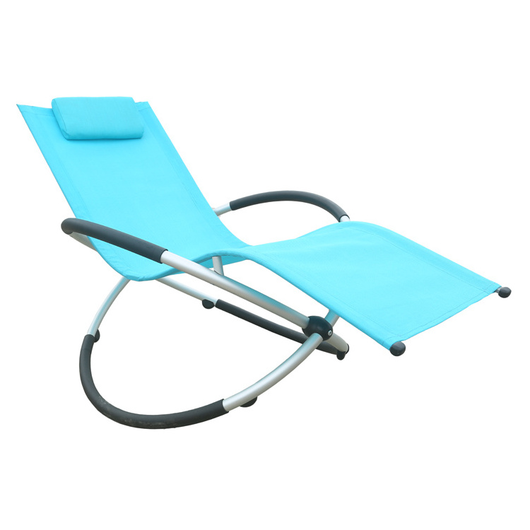 Outdoor Aluminum Frame Pool Sunbed Black Wicker Recliner Lounger Hanging Daybed for Beach Patio Sun Lounge Chairs