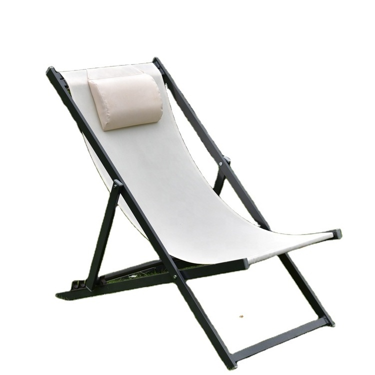 UKEA Factory  Outlet Outdoor Furniture Foldable Folding Deck Chair Folding Sling Chair