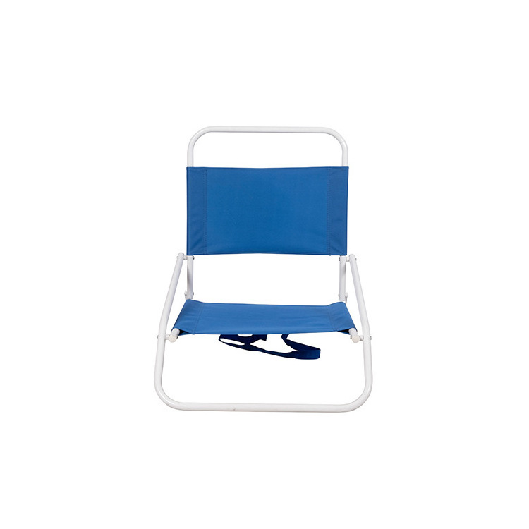 Light aluminum folded compact camping chair Folding polyester camping Low Beach Chair