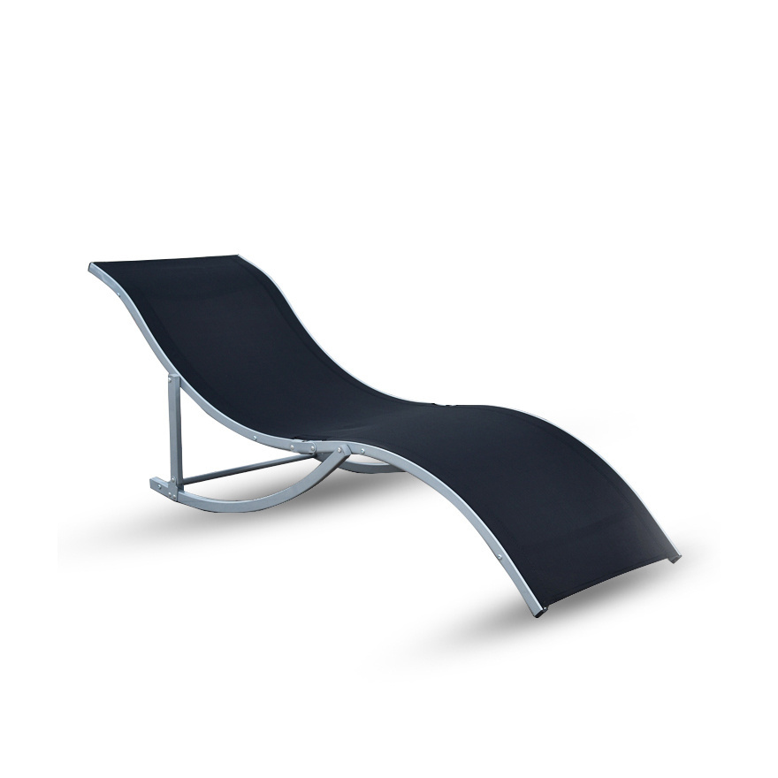 UKEA High quality aluminum wave sun lounger beach lounger