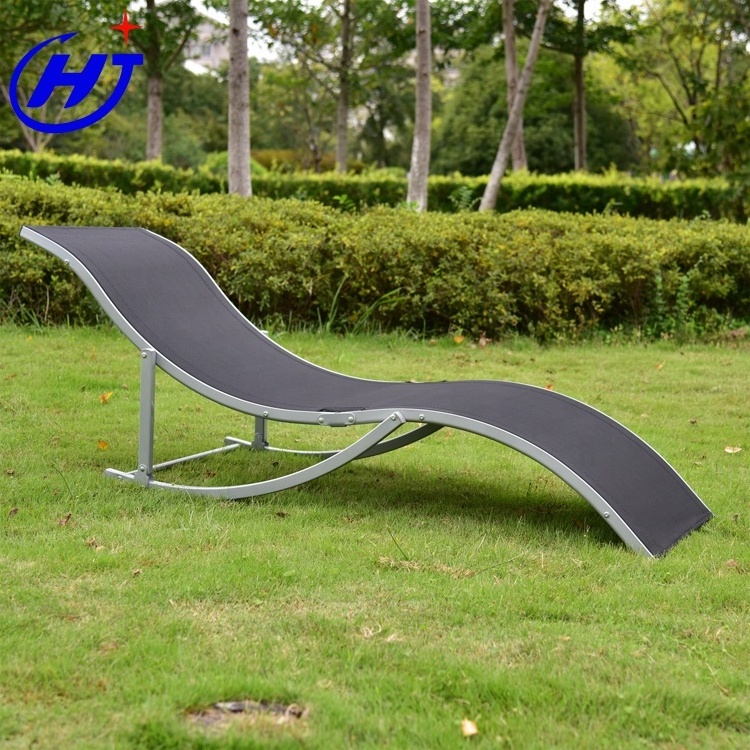 UKEA High quality aluminum wave sun lounger beach lounger