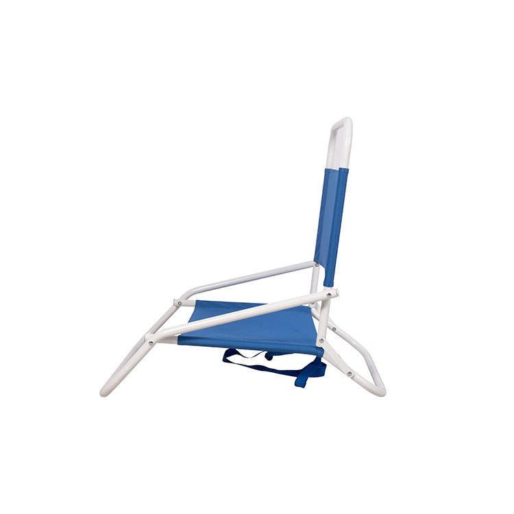 Light aluminum folded compact camping chair Folding polyester camping Low Beach Chair