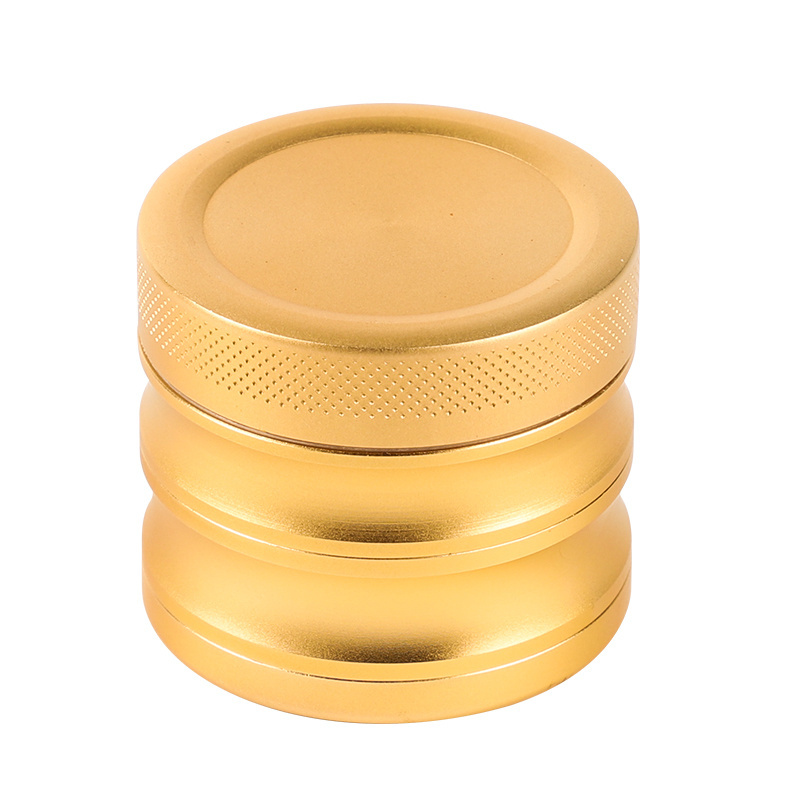 UKETA custom wholesale premium smoking accessories  grinders 4 layer connected by magnets tobacco aluminum alloy grinder