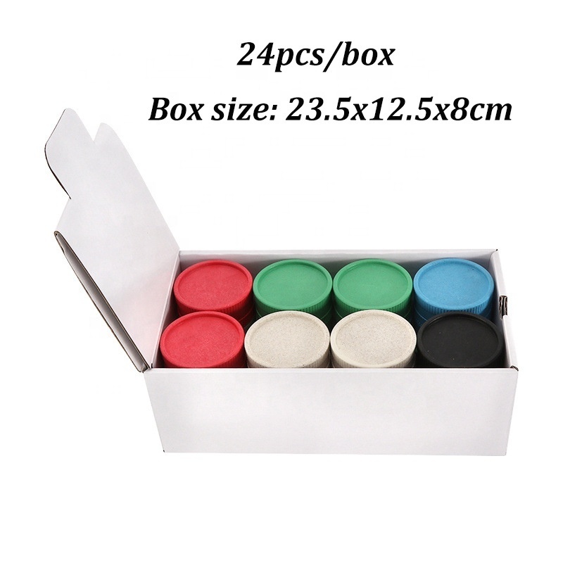 UKETA custom logo grinder Smoking Accessories 54mm Eco Friendly Bio Degradable Grinder Biodegradable Plastic herb grinder