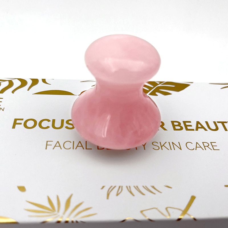 mushroom Hot Stone body Massage spa massage stone face massager mussles opal body stone rose quartz jade roller