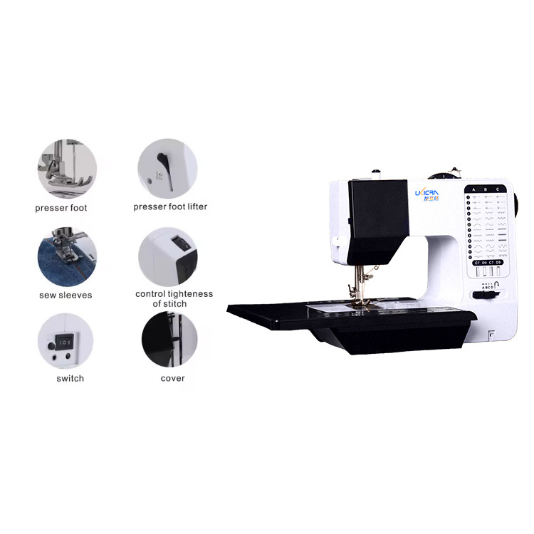 Best selling products Industrial embroidery mattress lockstitch wig overlock sewing machine