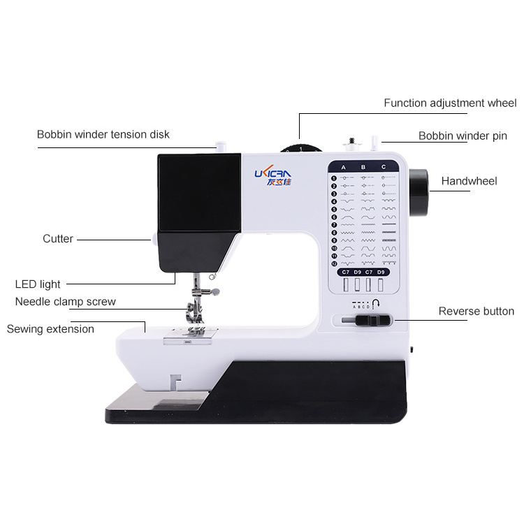 Best selling products Industrial embroidery mattress lockstitch wig overlock sewing machine