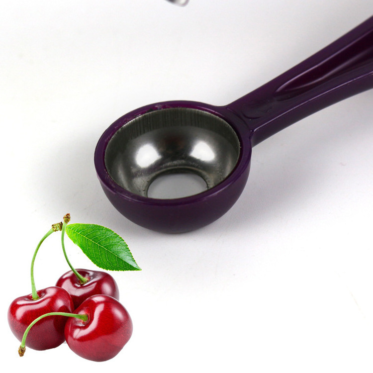 KINGWISE Promotional Gifts Cheap Kitchen Gadgets Fruits Core Seed Remover Plastic Handheld Olive Cherry Pitter Machine