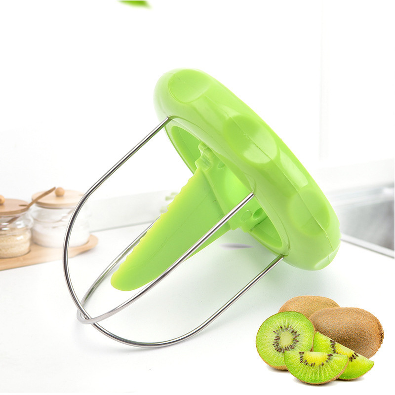 Kingwise Wholesale Creative Kitchen Gadget Custom Mini Fruit Corer Slicer Hot Sale Plastic Kiwi Fruit Slicer Cutter