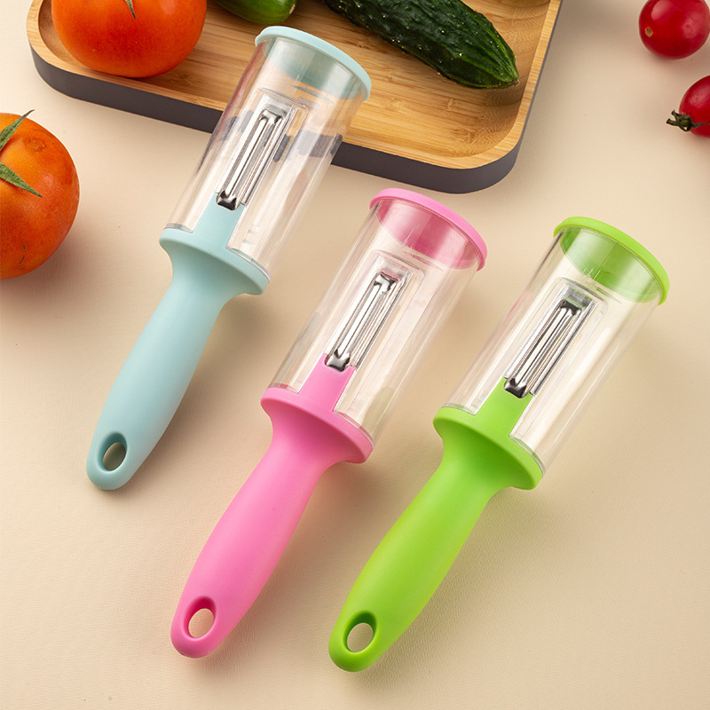 Kingwise home and  kitchen supplies gadgets multifunction vegetable peeler with container fruit & vegetable tools