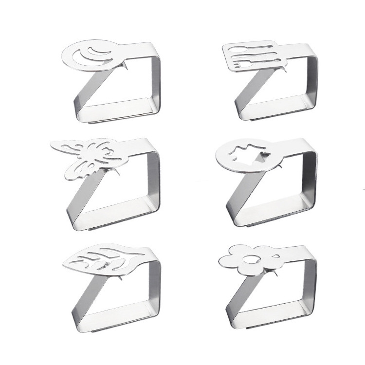 KINGWISE Clamps Fixtures Tablecloth Clips for Picnics Marquees Weddings Graduation Party Stainless Steel Table Cloth Holder