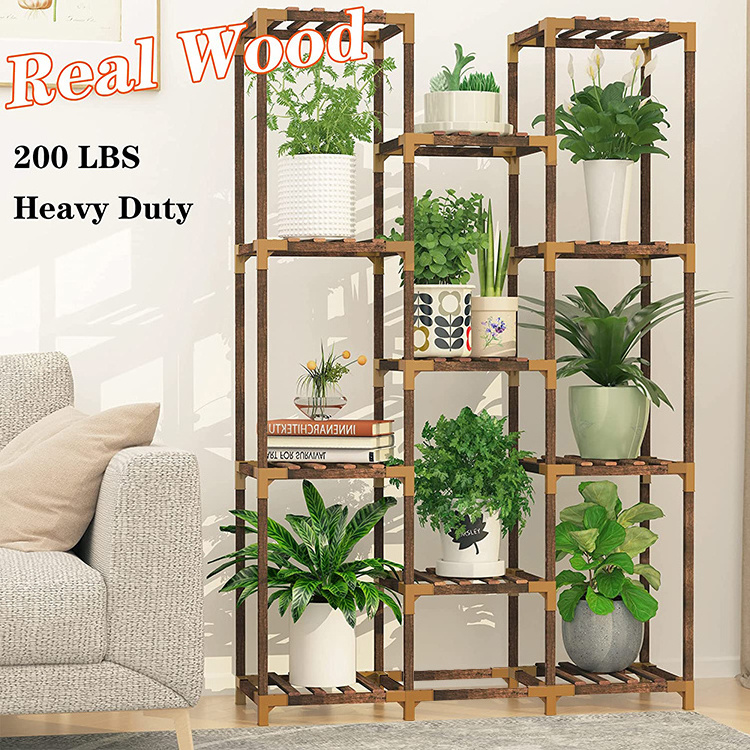 UKIOK 4 Tiered Single Flower Home Decor Growing Farmhouse Style Indoor Outdoor Century Plant Stand