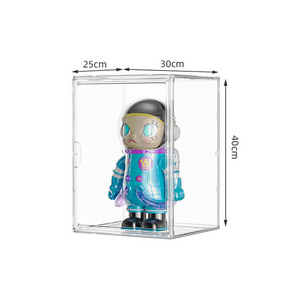 Blind display stand hand-made PET transparent doll large Lego display cabinet storage box