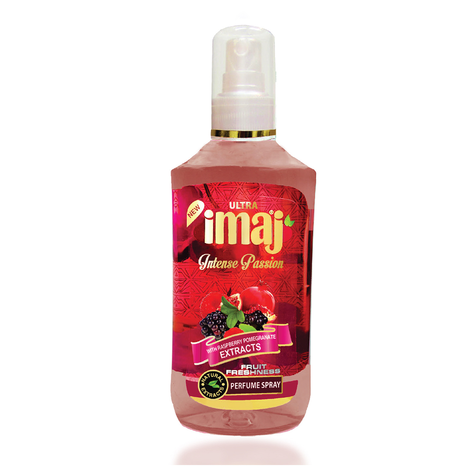 BODY SPLASH 250 ML IMAJ ULTRA Fruit Freshness Perfume Spray With Raspberry and Pomegranate Extracts