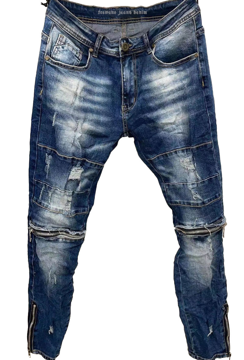 High Quality Man Jeans denim Cotton Streetwear Custom Jeans for Man High Quality Denim for men made in italy streetwear jeans