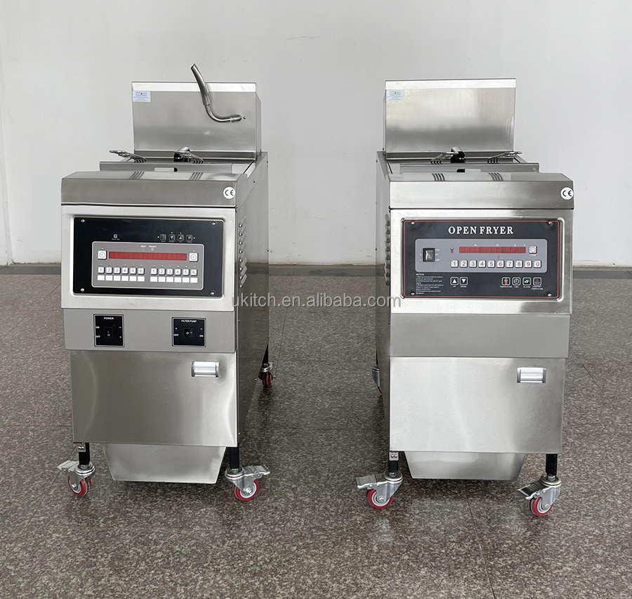 Alibaba Recommended Hot CE  KFC kitchen style electrical commercial fryer henny penny open fryer for sale