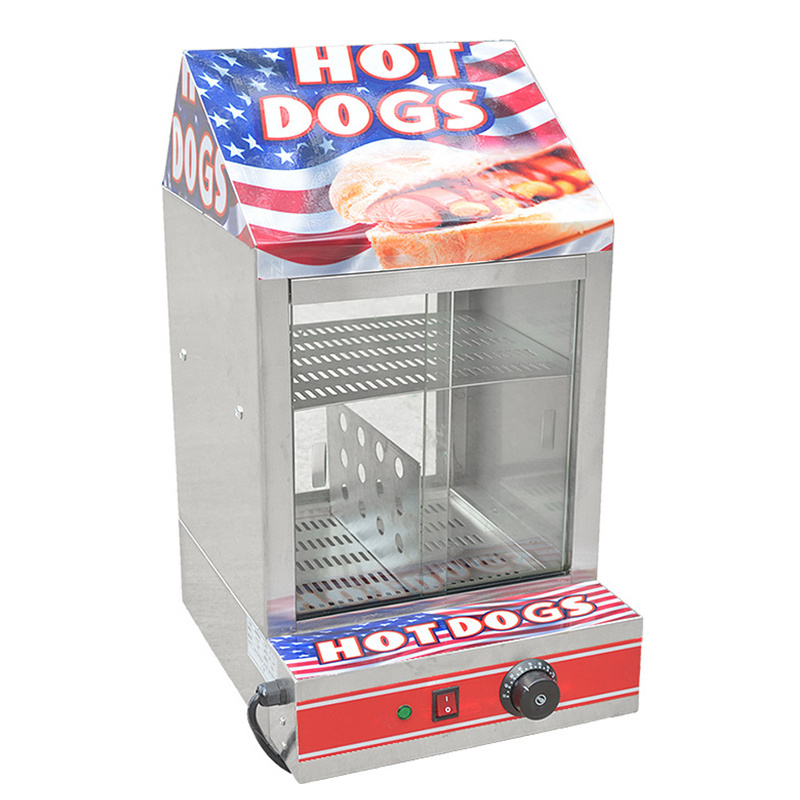 Best price Electric Hot Dog Warming Cabinet Food Warmer Showcase Display/snack food warmer