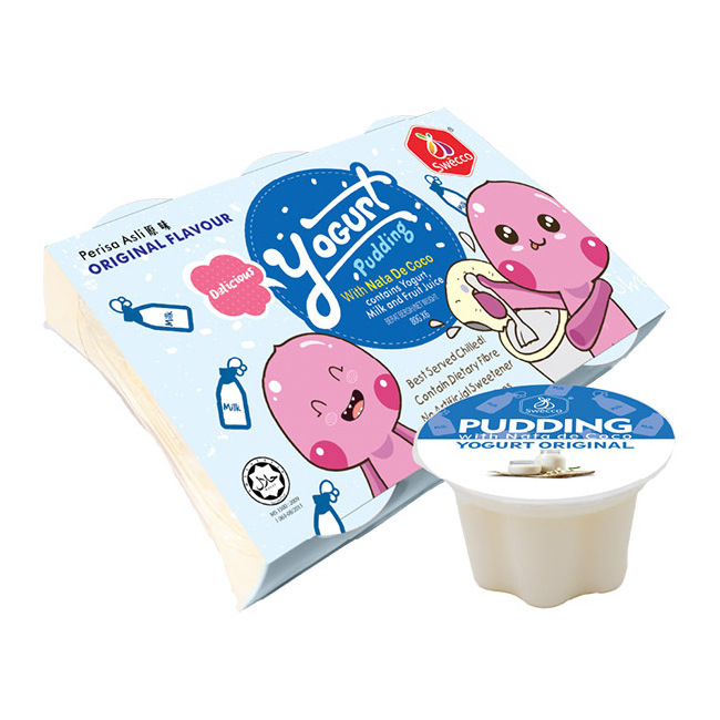 Top Pick Original Flavor Yogurt Pudding Instant Pudding Low Fat Smooth Silky Finishing Made with New Zealand Milk Powder