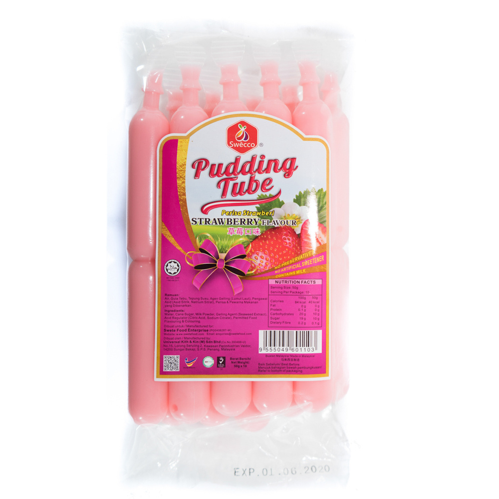 OEM ODM Malaysia Manufacturer Mango Flavored Pudding Jelly Stick Assorted Fruit Puddings and Desserts