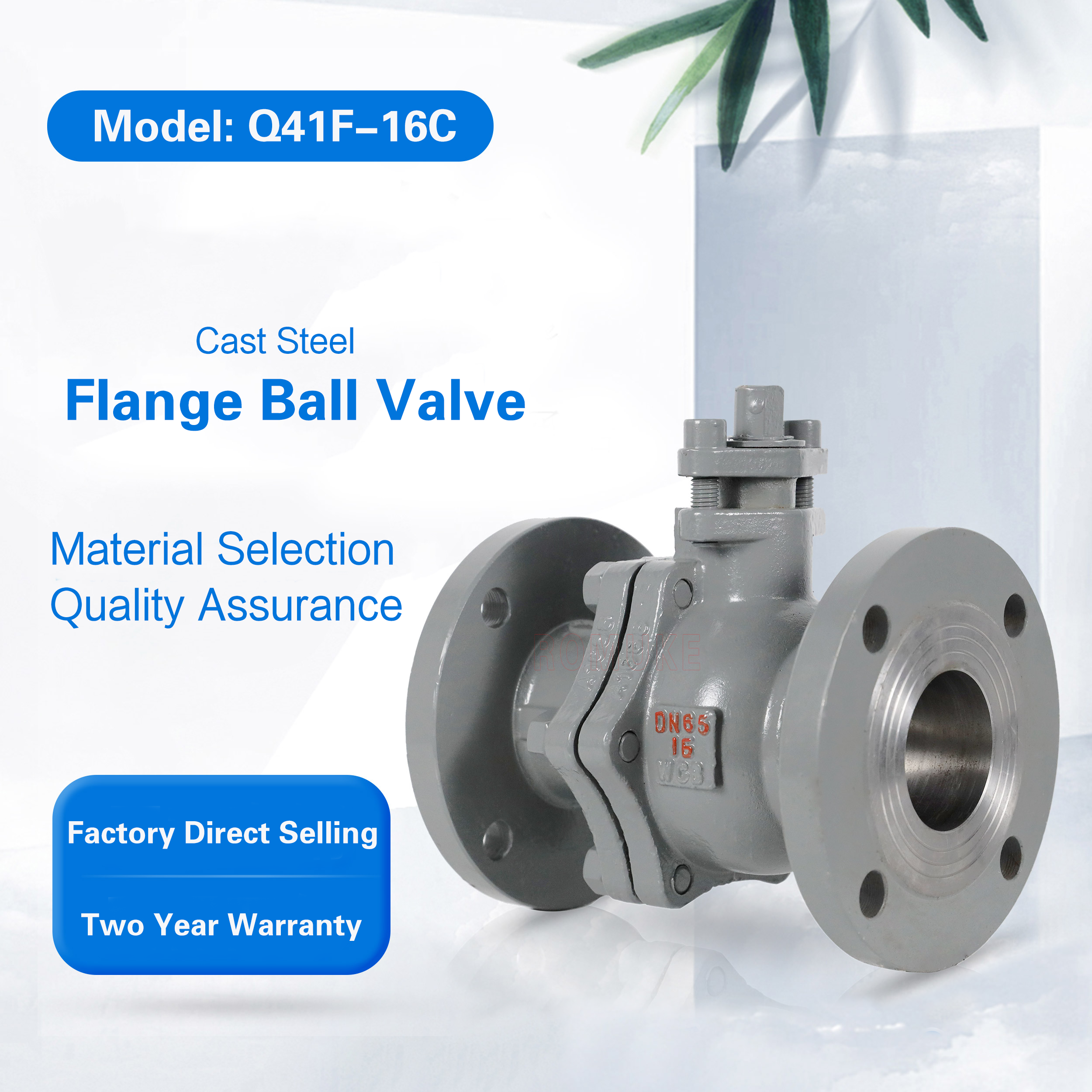 Q41F   GB high pressure ball valve Standard Carbon Steel WCB 2 Way  Floating Type Manual Flanged Ball Valve