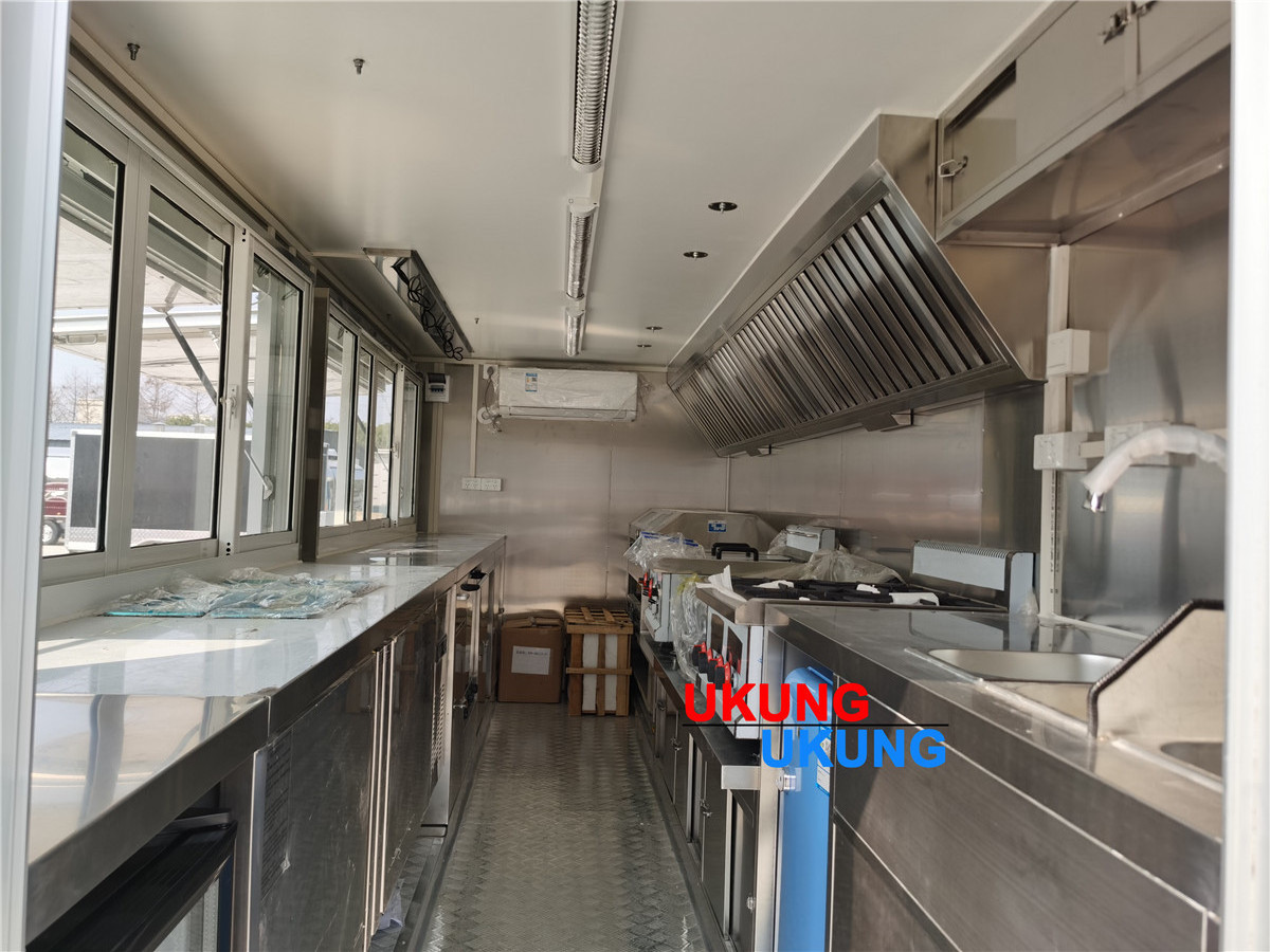 UKUNG Hot Sell Multifunctional food trucks para parrilla japanese food truck food truck fruit processing plant