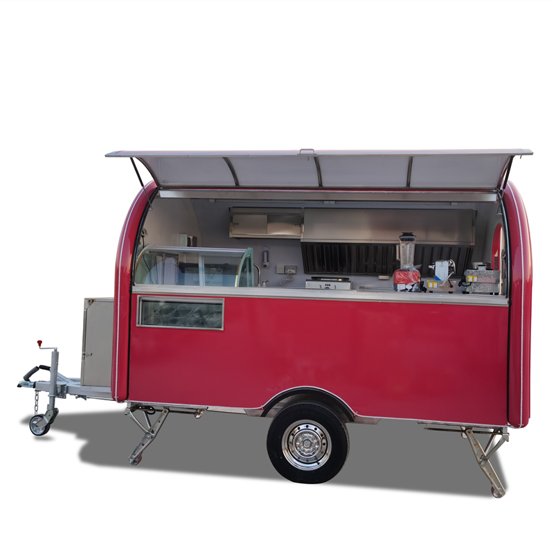 UKUN high quality large electric food truck baked potato trailer coconut cart