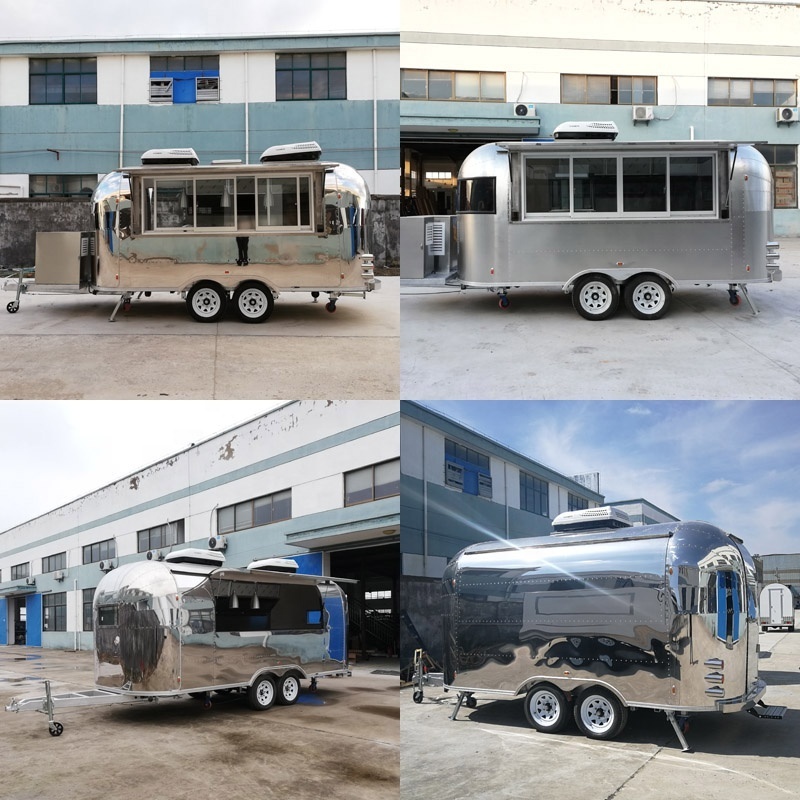 UKUNG churros food trailer food vending carts hot dog cart with fryer mobile catering food vending cart trailer