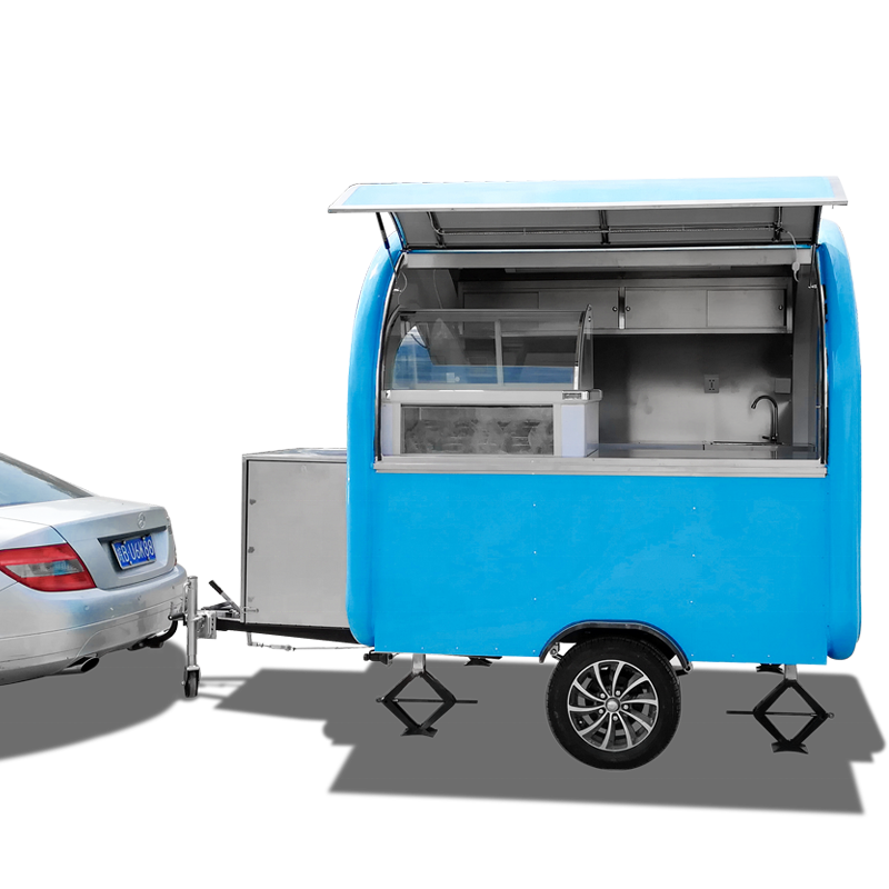 UKUNG commercial mini street mobile food truck/ food trailer cart/ ice cream tuck