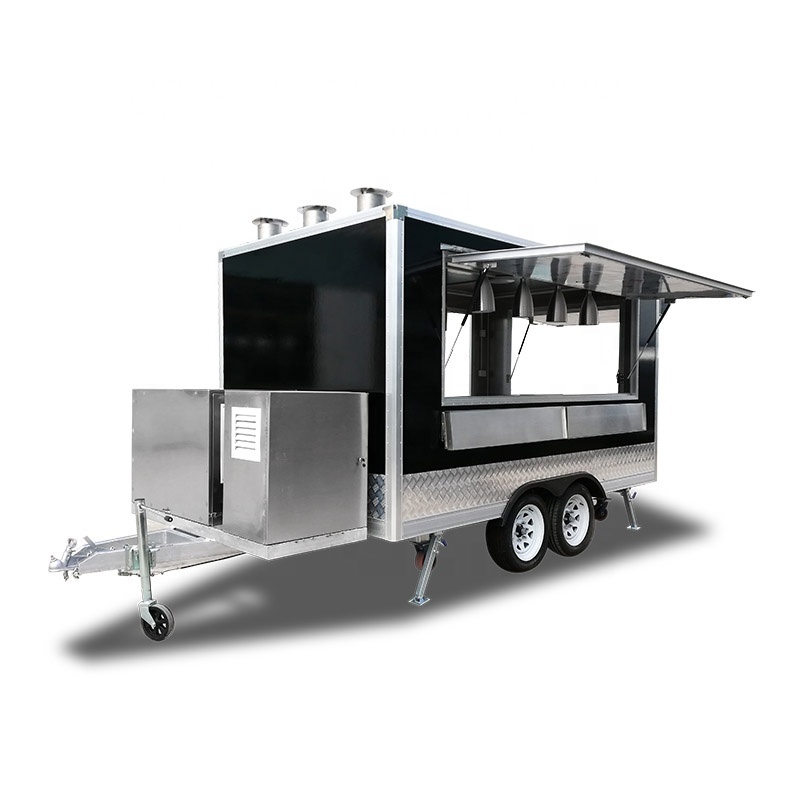 UKUNG wholesale price outdoor mobile food truck food trailer used as household utensils shop donut shop hair salon