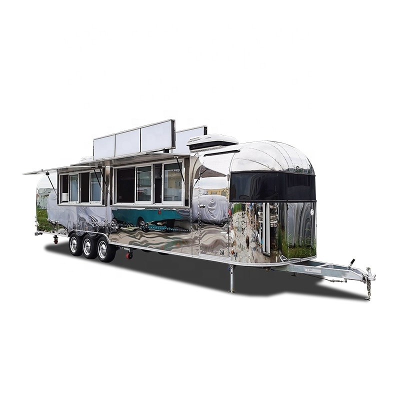 UKUNG trade guarantee high quality  mobile bar trailer concession trailer taco truck for sale