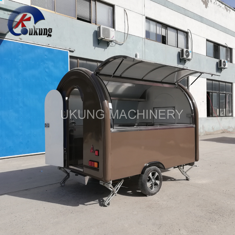 UKUNG Multifunctional Fast Food Truck For Sale/street Legal Electric Car/mobile Food Vending Truck