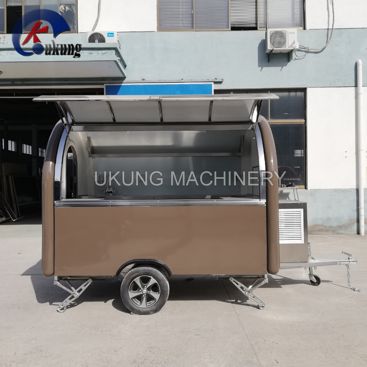 UKUNG Multifunctional Fast Food Truck For Sale/street Legal Electric Car/mobile Food Vending Truck