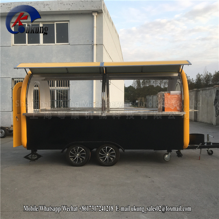 UKUNG Best Quality Mobile Juice Bar Used Food Carts For Sale,Hot Dog Carrello Fast Food Usa,Food Cart Trailors