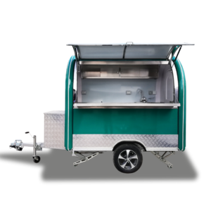 UKUNG mobile catering truck for sale, customized fast food vending trailer pizza burger cart with 3D design