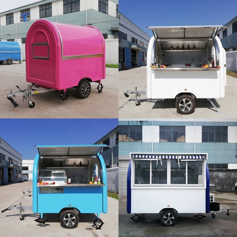 UKUN high quality large electric food truck baked potato trailer coconut cart