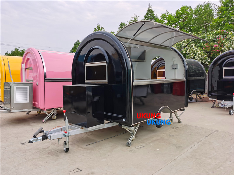 UKUNG EU standard high  quality mobile food cart street food cart outdoor vending food carts